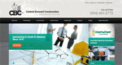 Desktop Screenshot of centralbrowardconstruction.com